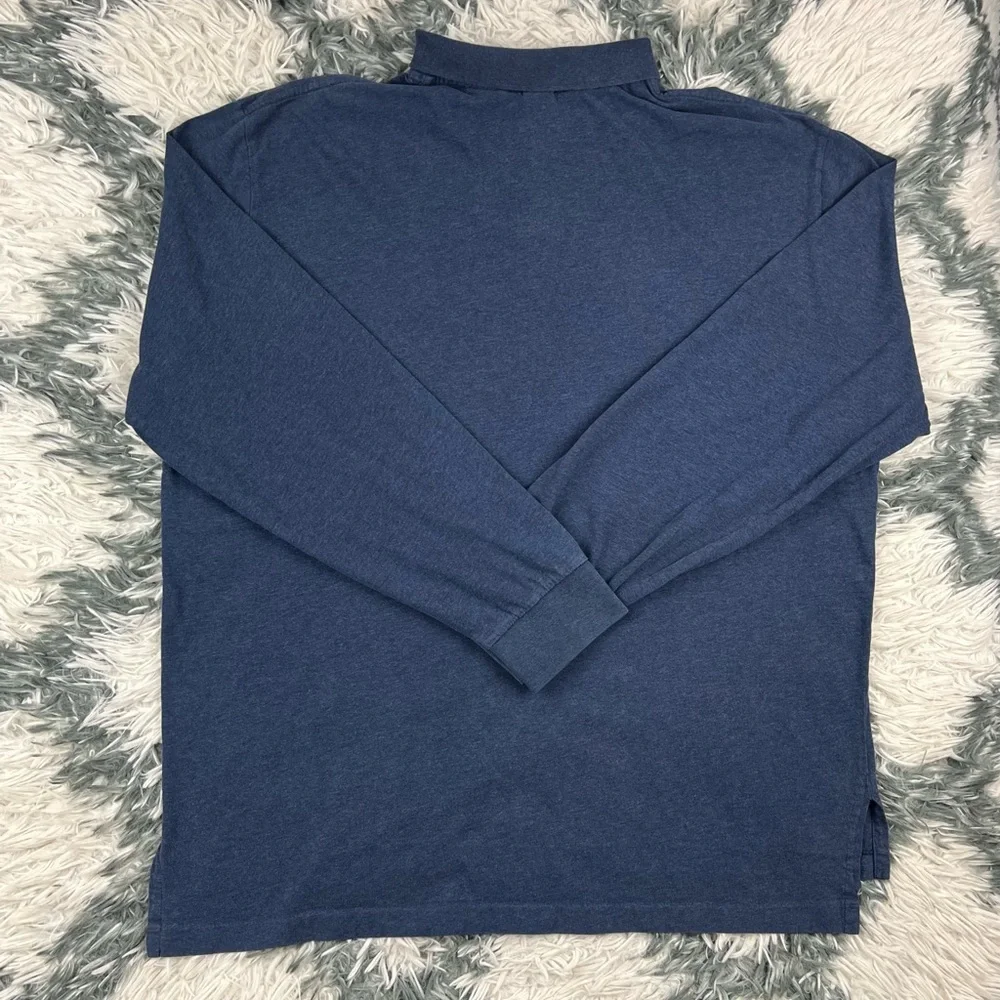Polo Ralph Lauren Men's Blue Long Sleeve Polo Shirt Size XL